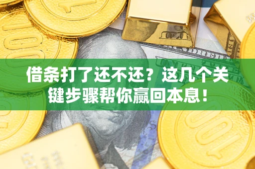 武汉借条打了还不还？这几个关键步骤帮你赢回本息！