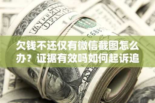 武汉欠钱不还仅有微信截图怎么办？证据有效吗如何起诉追回欠款？