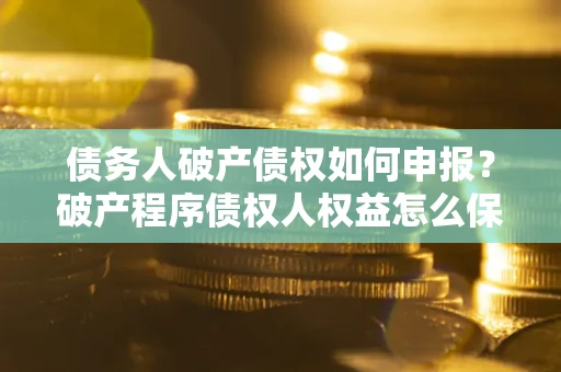 武汉债务人破产债权如何申报？破产程序债权人权益怎么保障？