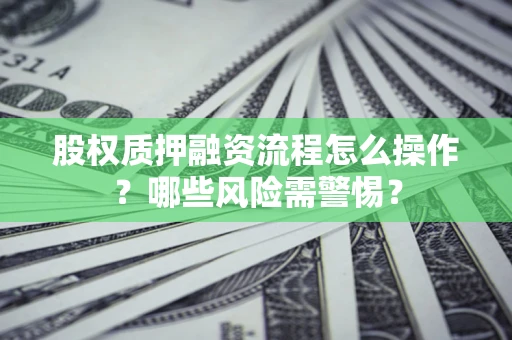武汉股权质押融资流程怎么操作？哪些风险需警惕？