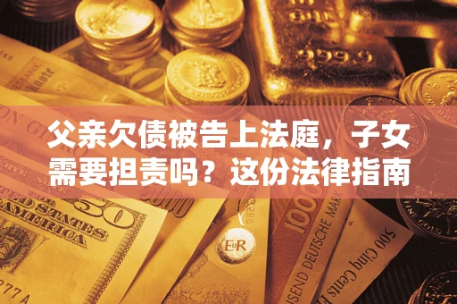 武汉父亲欠债被告上法庭，子女需要担责吗？这份法律指南必须看完