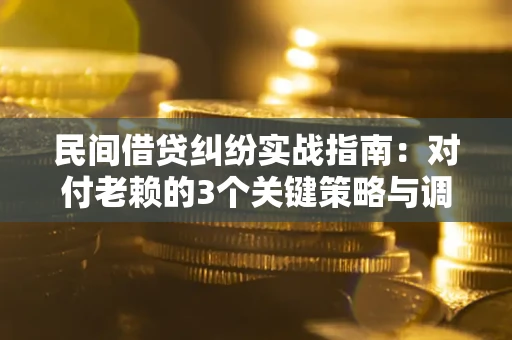 武汉民间借贷纠纷实战指南：对付老赖的3个关键策略与调解盲区解析